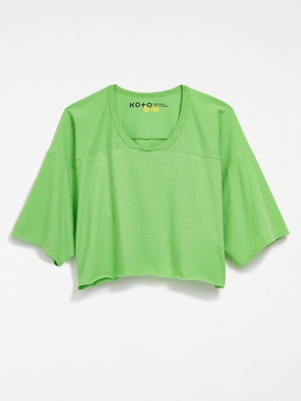 Urban Outfitters’ KO+O Cropped Scrimmage Tee - Green